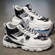 Kasut Lelaki Musim Gugur Luaran Tahan Haus Tapak Tebal Atasan Tinggi Kasut Belia Kasual Serbaguna Pe