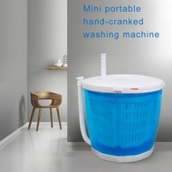 Manual Hand Crank Mini Washing Machine Portable Non-Electric Compact Laundry Dryer Dormitory Large C
