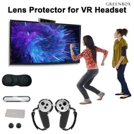 Greenbox Silicone Controller Guard with Anti-Slip Grip And Lens Protector VR Headset Protection Acce