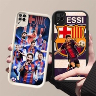 DK-86 Football star Messi Silicone Casing black and white for Samsung A12 A22 5G