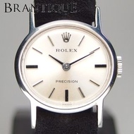 【Rolex勞力士 稀有!】PRECISION Precision SSx皮革 手動上鍊 女士