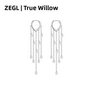 zengliu | Micro Light Tassel Earrings Exaggerated Design