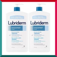 Lubriderm - 2枝裝 日常保濕乳 710毫升 無香型 24 小時水潤保濕 平行進口