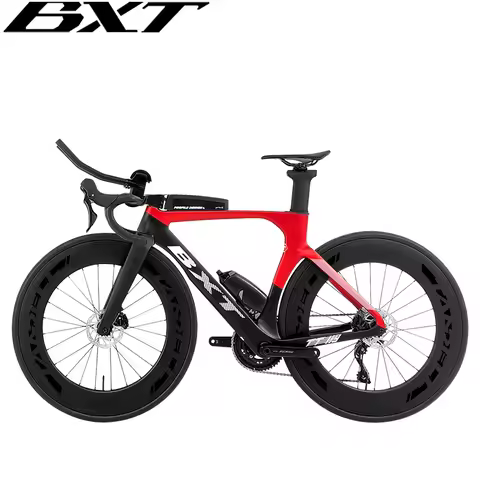 BXT LTWOO ER9 T800 Carbon Fiber Frame TT Bike Carbon Tri Spoke Wheels Lightweight Aero Time Trial Ro