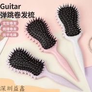 Curly Definition Styling Comb Bristle Hairdressing Comb Guitar Style Bounce Comb Air Cushion Massage