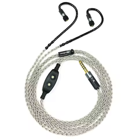 6N Single Crystal Silver IEM Upgrade Cable for JH Audio LAYLA II, ROXANNE II, ANGIE II, ROSIE, LAYLA