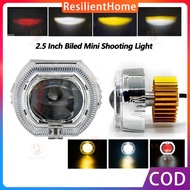 2.5 Inch Motorcycle Headlight LED 30W Waterproof Biled Mini Shooting Light With Shroud+Devil Laser