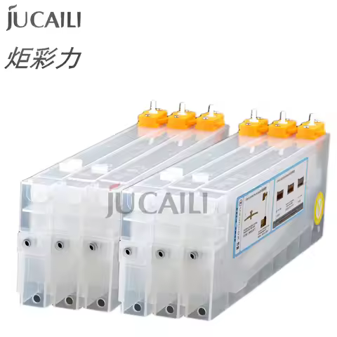 Jucaili 4pc Mimaki 220ML Ink Cartridge with Ink Level Sensor for Ink System for Mimaki Mutoh Roland 