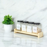 tempat toples bumbu dapur/ rak toples bumbu MINIMALIS