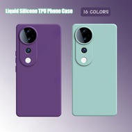 vivoS30 S30Pro S20Pro Liquid Silicone Soft TPU Phone Case For vivo S30 S20 Pro mini Anti-Fingerprint