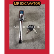Hitachi EX EX100 EX100-1 EX120 EX120-1 EX200 EX200-1 Excavator Cabin Door Lock Handle Kunci Pintu Pe
