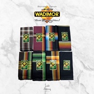 100% new sarung wadimor motif padang hitam warna kain sarung pria
