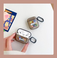 《KIKI》CASE.TiFY BLACKPINK Song Title silica gel Airpods case for Airpods 1/2 Airpods Pro Airpods 3(2021) cute case for Airpods pro case cute INS style popular Anti-drop anti-skid girl man Gift hook