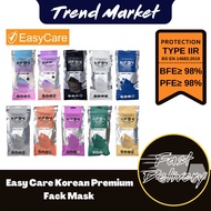 [K.L Ready Stock][EASYCARE KF94 HEADLOOP MASK] PREMIUM 4PLY 10PCS/Pack Korea Adult Mask Head Loop Fi