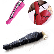 【Bestseller Alert】 Full Body Zip Mummy Sack Sleeping Bag Costume Restraint Straitjacket Costume Sm B