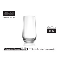 LUCARIS ชุดแก้ว HONGKONG HIP LONG DRINK 460 ml(Pack of 6 pieces)