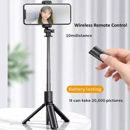 garansi!! tongsis tripod 3in1 bluetooth remote control + selfi stick