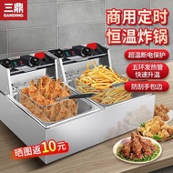 Sanding Electric Fryer Commercial Fryer Household Small Fried Chicken Fries Fryer Electric Fryer Hea