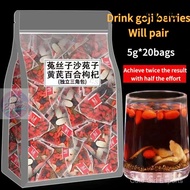 Sha Yuan Zi Tu Si Zi Gou Qi Zi Huang Qi Bai He Tea Soak Water Combination Men's Weakness Health Tea 