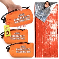 Emergency Sleeping Bag x3, Life Bivy Sack, Emergency Sleeping Bags for Survival Sleeping Bag, Tac Bi