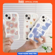 IPhone 15 Pro Max/14 Pro Max/16 Pro Max Case...In Wavy Heart Shape BST1