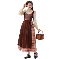 W082 | Farmer women adult Germany Bavarian Halloween Costume | German Farmer Costume for Adult Women