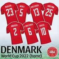 Denmark World Cup 2022 (home) Sticker Football Jersey
