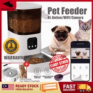 A SET🔥6L Automatic Pet Feeder With Camera+Wireless Water Fountain Cat Dog Food Dispenser Pet Bowl Wi