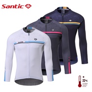 Santic SALE Men Cycling Jersey Bike Jersey Long Sleeve Comfortable UV-Protection Bicycle Jersey