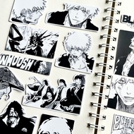 Miếng Dán Phim Hoạt Hình Đen Trắng Bleach Sticker Black Ichigo Màn Hình Điện Thoại Di Động Hộp Đựng