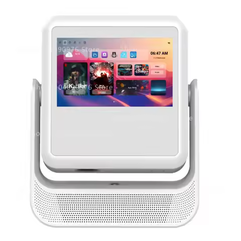 2025 New Smart Touch Projector with Gimbal Stand 4 in 1 Home Theater for Karaoke Gaming Ultra HD
