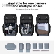 sihgmy K&F CONCEPT Hard Shell Camera Backpack Waterproof SLR/DSLR Bag 22L Large Capacity Photography