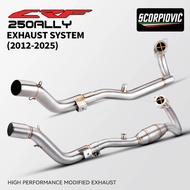 motorcycle exhaust pipe front link pipe header suitable for crf300 crf300l CRF250L CRF250 RALLY fits