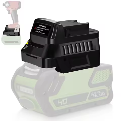 For Greenworks 40V Batteries Compatible with For Dewalt/Milwaukee 18/20V Battery Power Tool Battery 