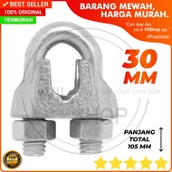 STEEL CLAMP 30MM 30 MM SLING CLAMP/ WIRE CLAMPTALI CLAMP U CABLE SLING TIGER NAIL FASTING LOCKING WI