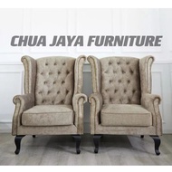 CLASSICAL WING CHAIRS (1+1 SEPASANG) HIGH PREMIUM