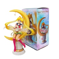 Sailor Moon Moon Hare Mizui Ice Moon Zero Figure Cake Decoration Anime Toy Model Box