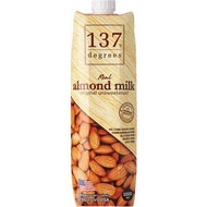 137 degrees Almond Milk Unsweetened 137 ดีกรี นมอัลมอนด์ สูตรไม่มีน้ำตาล 1000ml.