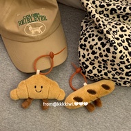 Style ins Blogger Same Style!Croissant Baguette Bag Pendant!High-value All-match Keychain Pendant