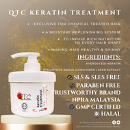 QTC KERATIN TREATMENT 500ML | Hydrolyzed Protein Treatment | SALON PACK | Hair Care Hair Treatment  Rambut Treatment