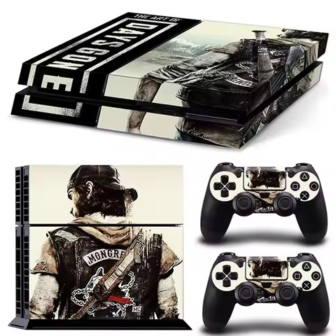 For PS4 Console and 2 Controllers Skin Sticker PS4 Modern War Protective Vinyl Wrap Cover Full Set