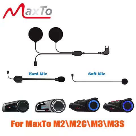 Maxto M2 M2C M3 M3S Headset Accessories USB Interface Headphone With Soft & Hard Microphone Suit For