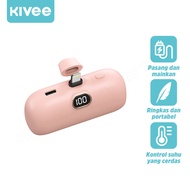KIVEE Powerbank Fast charging portabel mini 5000 mAh desain lucu