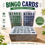 KJ NEW 50-100pcs BINGO CARDS Bingo Royal Bingo Lotto Card Traditional Family Bingo