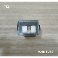 MAIN FUSE F-80A BLACK FEMALE F80A [ 1PCS ]