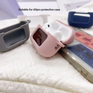 Suitable for A9PRO Earphone Case All-Inclusive Shock-resistant Solid Color Bluetooth Earphone Soft C
