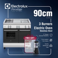 ELECTROLUX Freestanding Gas Cooker 90CM Electric Oven 62L Standing Cooker LPG Oven ECM932X