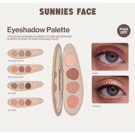 Sunnies Face eyeshadow palette 4 colors both matte and shimmer