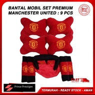 MANCHESTER UNITED Car Seat Cushion MAN UNITED Neck Pillow Set of 9 PCs