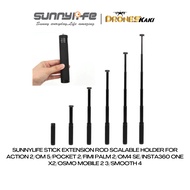 SUNNYLIFE Extension Rod Selfie Stick Monopod Pole for DJI OM 4 / OSMO MOBILE 3 / ZHIYUN Smooth 4